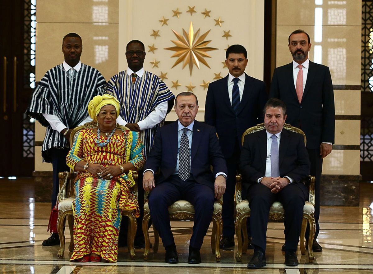 Erdoğan Gana Büyükelçisi Mancell-Egala\'yı Kabul Etti