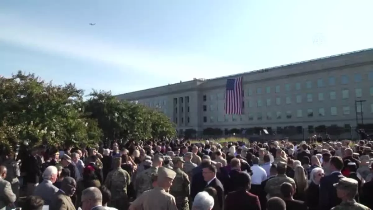 Pentagon\'da 11 Eylül Saldırılarında Ölenler Anıldı - Washıngton