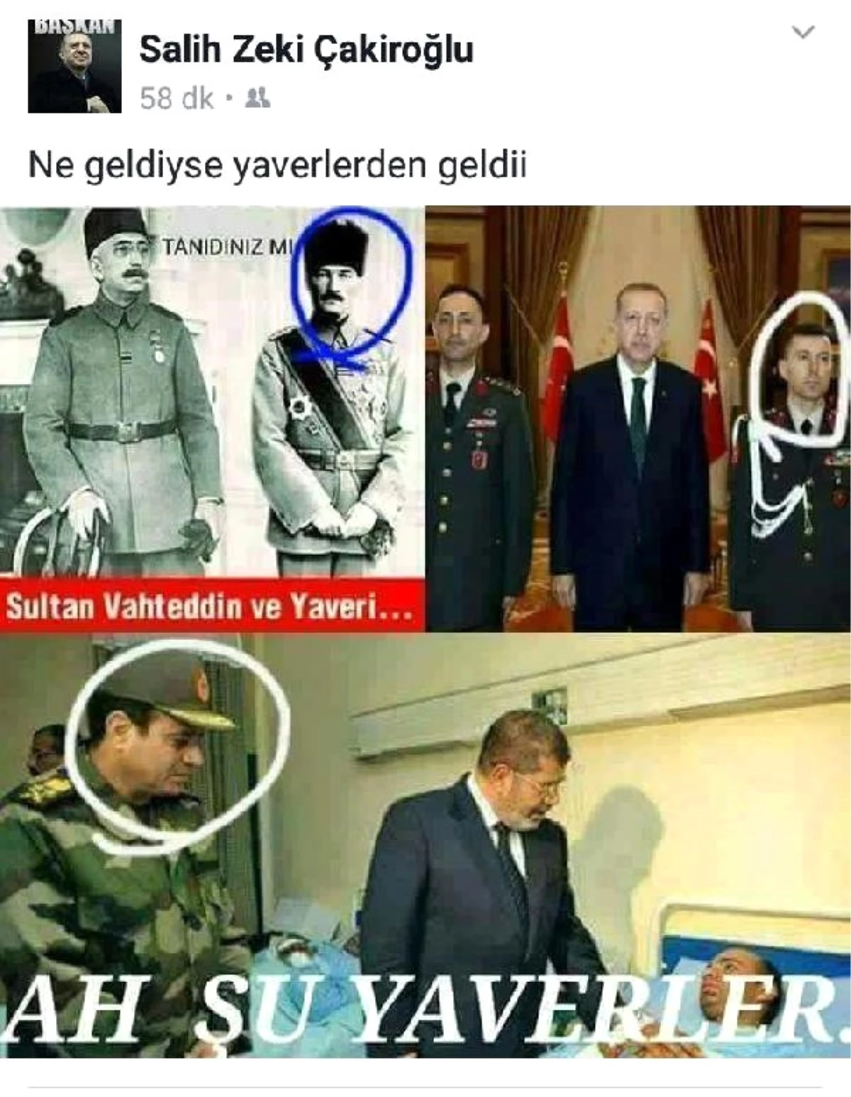 Sosyal Medyadaki Atatürk\'lü \'Yaver\' Paylaşımına Soruşturma