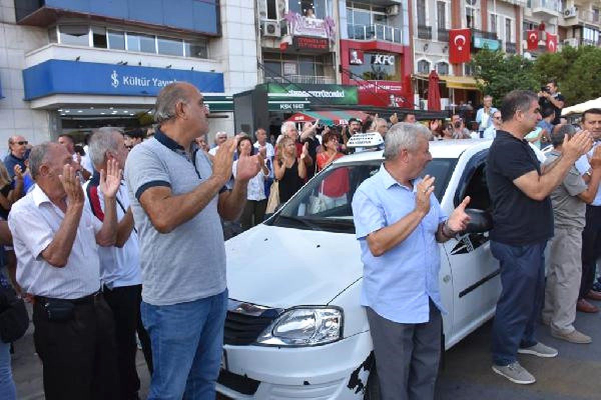 Taksi Dolmuşçulardan Güzergah Eylemi
