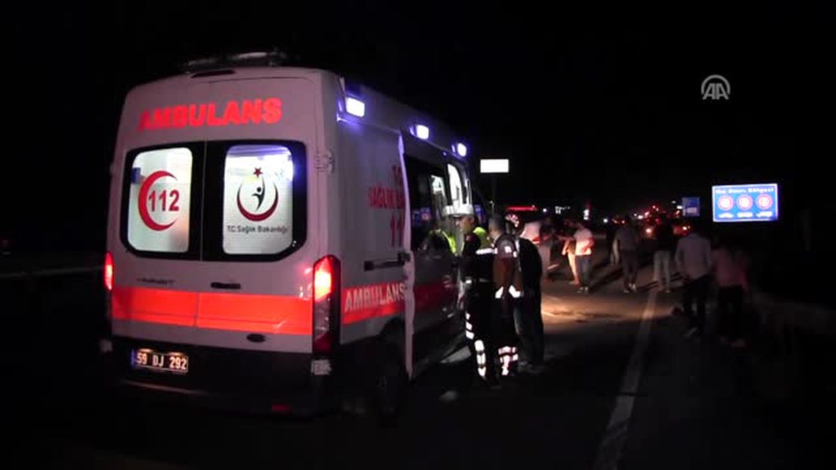 Tekirdağ\'da Trafik Kazası: 2 Yaralı