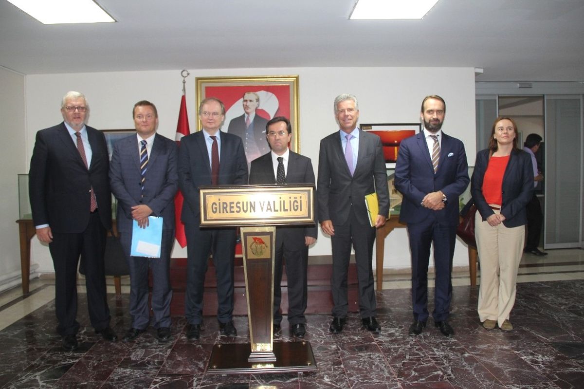 AB Heyeti Giresun\'da Hibe Desteği Verilen İşletmeleri İnceledi