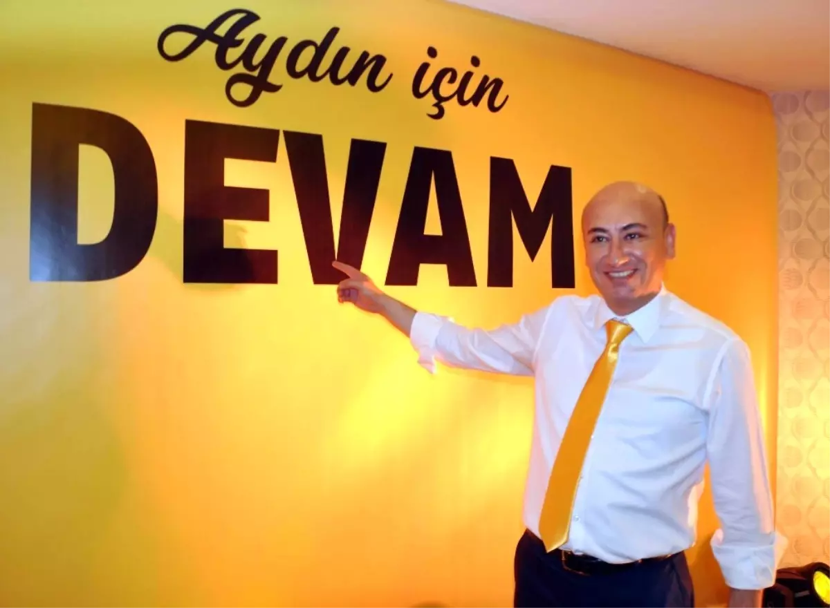 Ayto Başkanı Ülken; "Aydın İçin Devam"