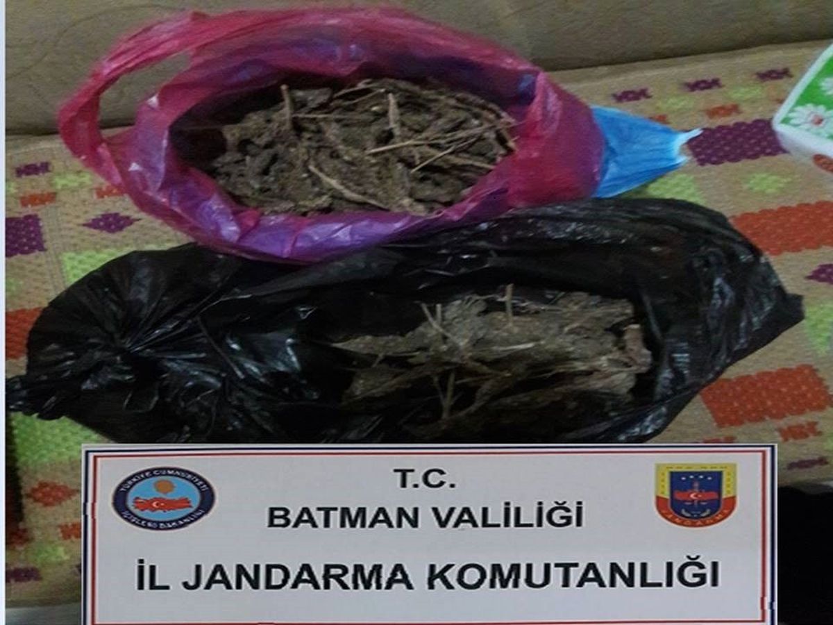 Bismil\'de 1 Kilo 874 Gram Esrar Ele Geçirildi