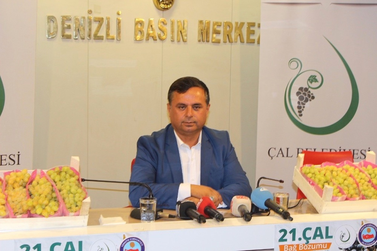 Çal 21\'inci Bağ Bozum Şenlikleri İçin Hazır