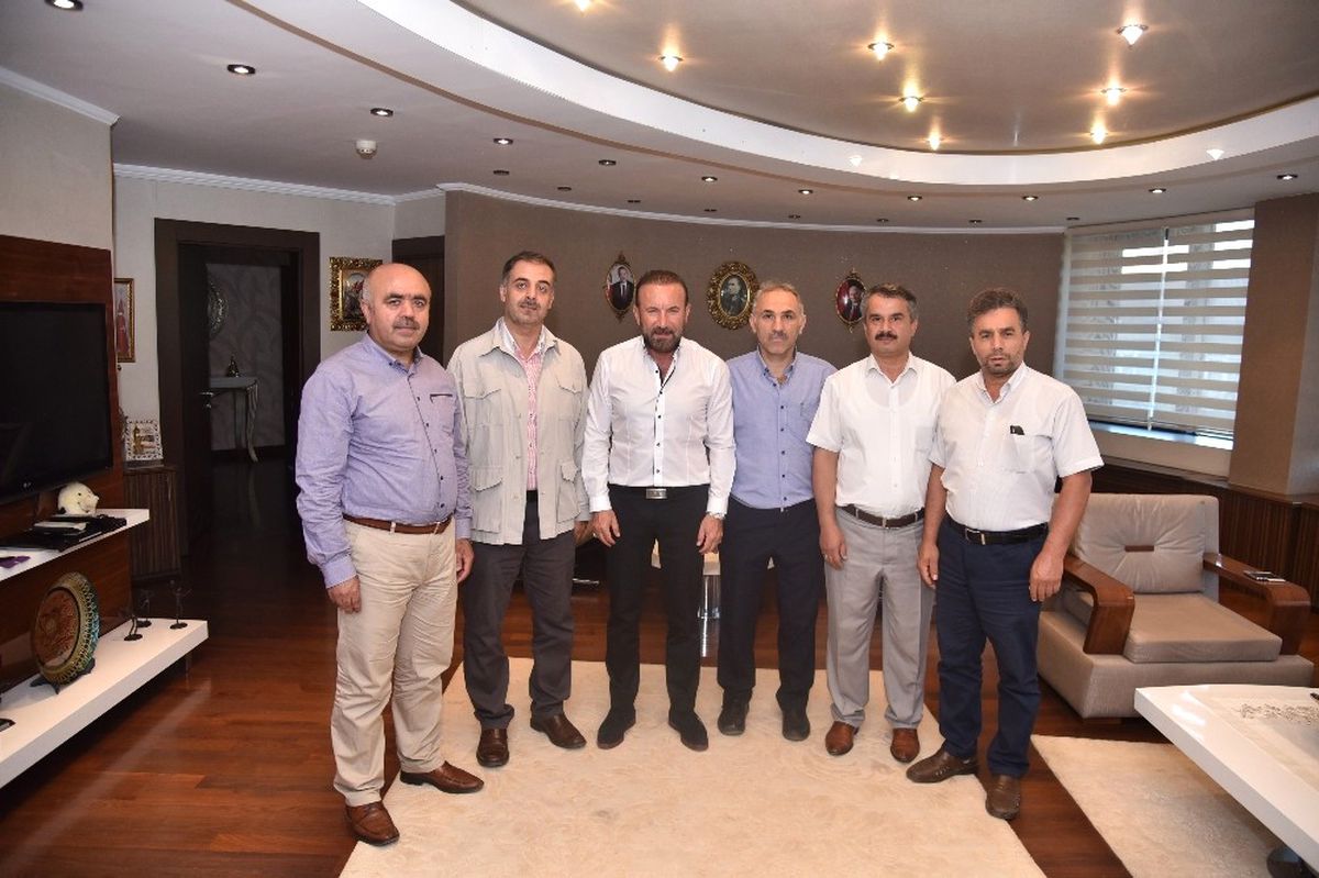 Din Görevlilerinden Başkan Doğan\'a Ziyaret