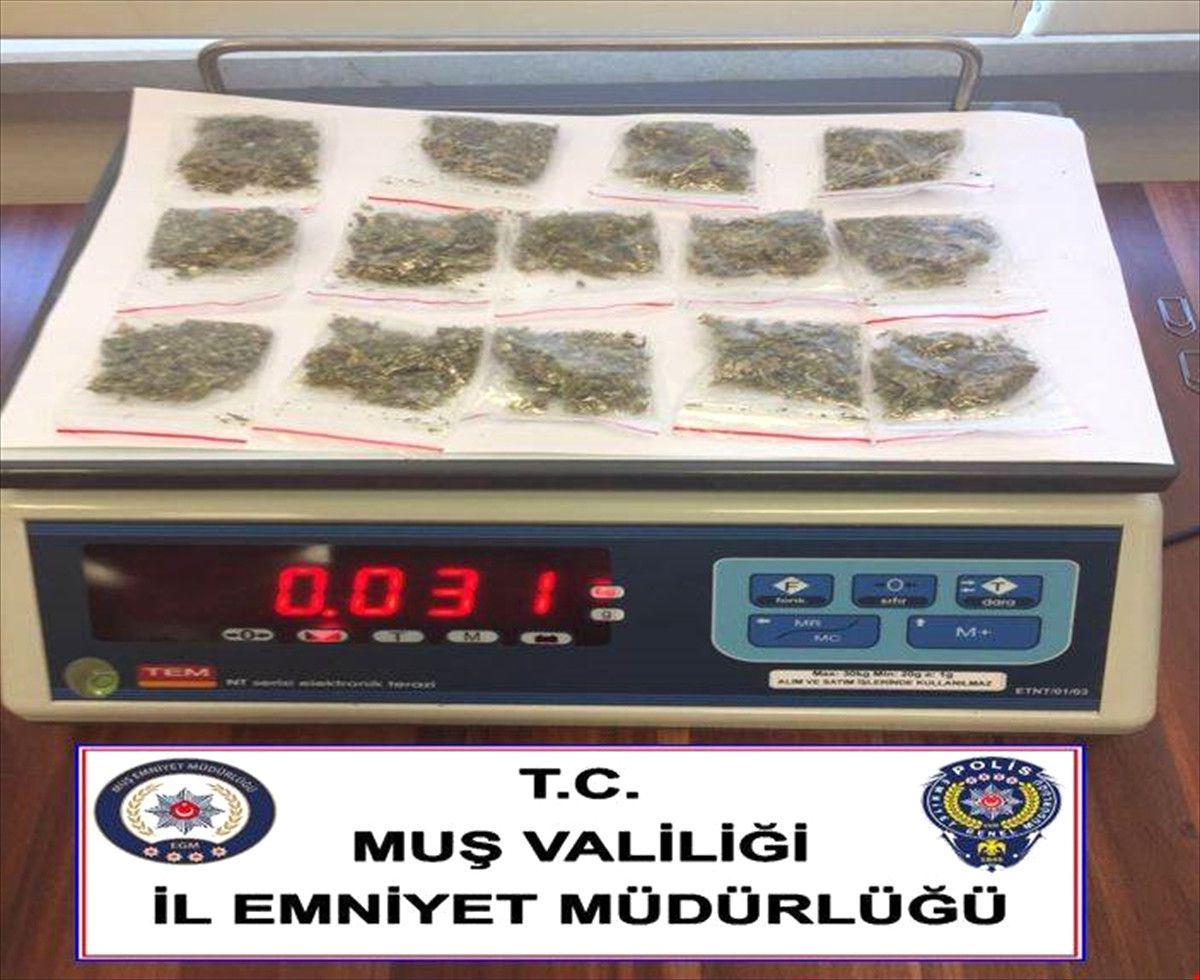 Muş\'ta Uyuşturucu Operasyonu