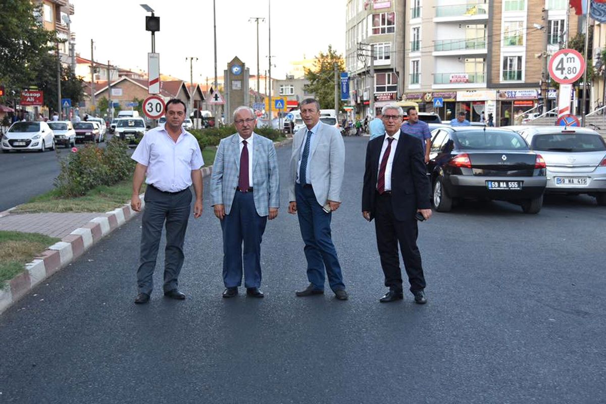 Başkan Albayrak Muratlı\'da Çalışmaları Yerinde İnceledi
