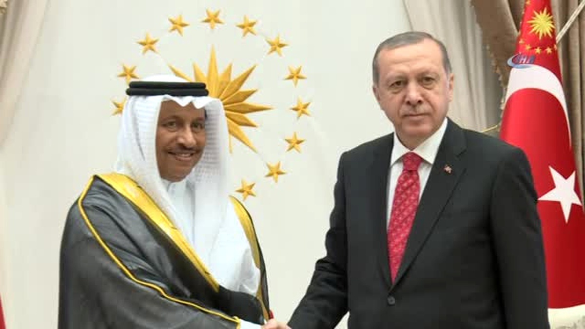 Cumhurbaşkanı Erdoğan, Kuveyt Başbakanı Sabah\'ı Kabul Etti