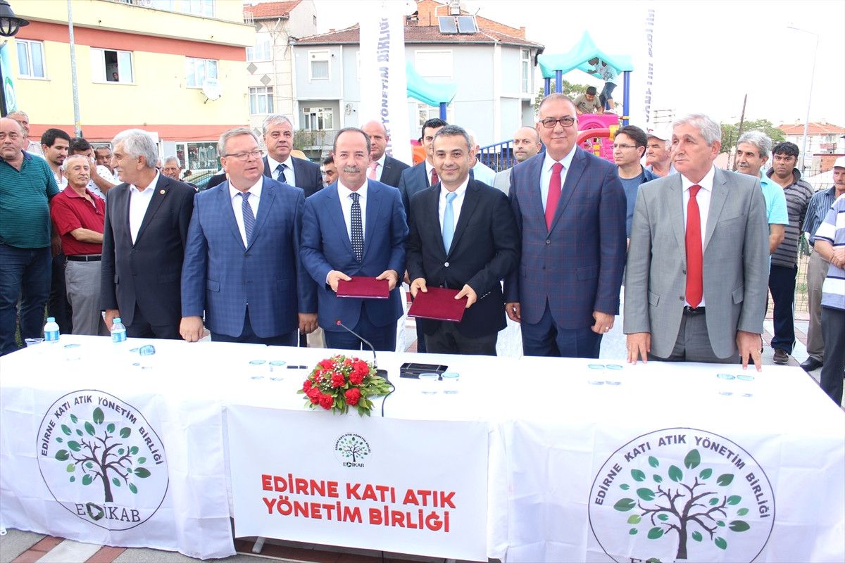 Edirne\'de Çöp Tesisinin İşletmesi İçin İmzalar Atıldı