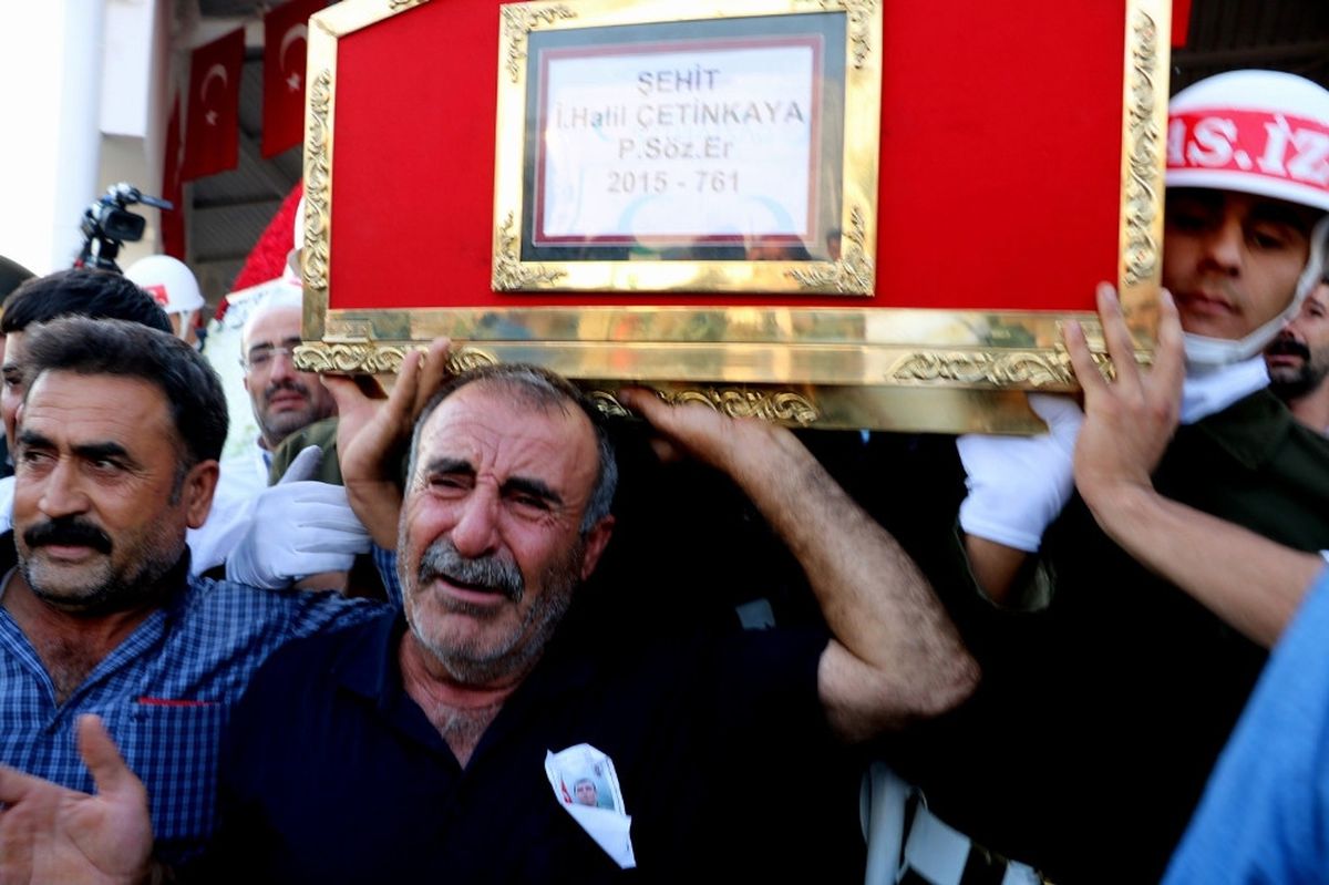 Gaziantep Şehidini Uğurladı