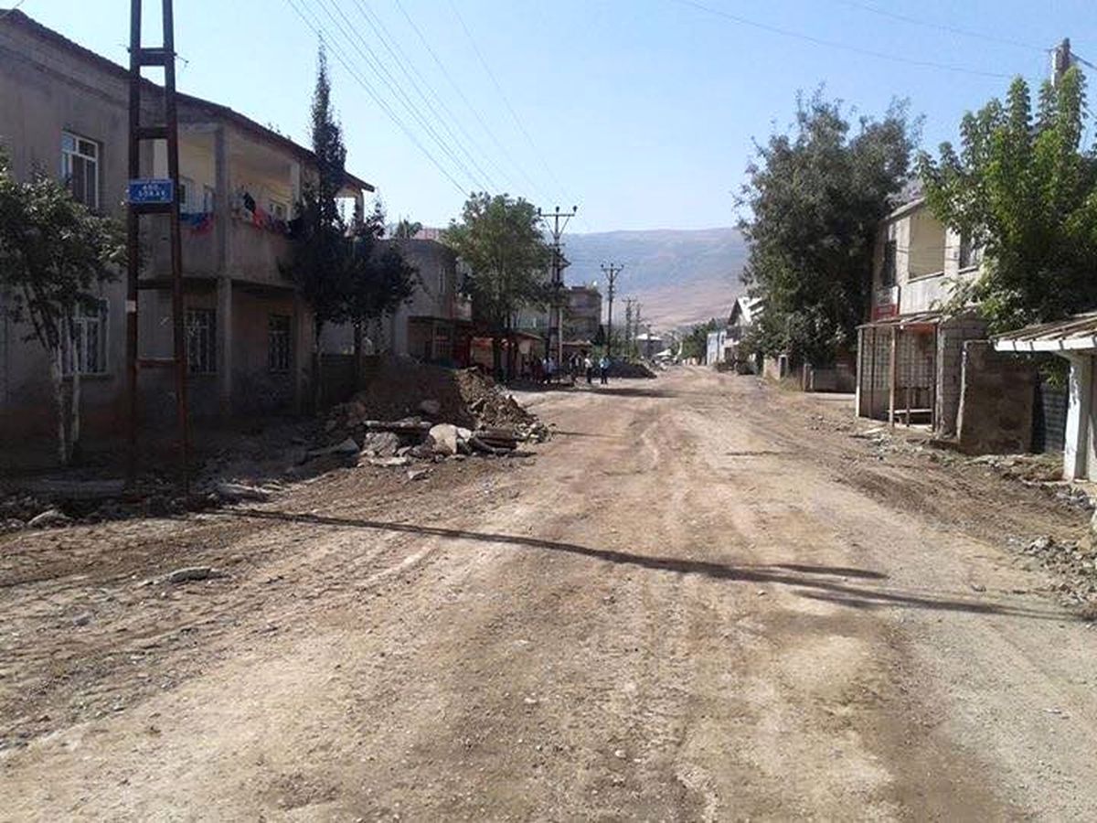 Güroymak\'ta Yol Yapım Çalışması