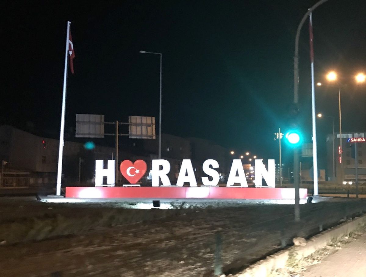 Horasan İlçe Girişine Yeni Düzenleme