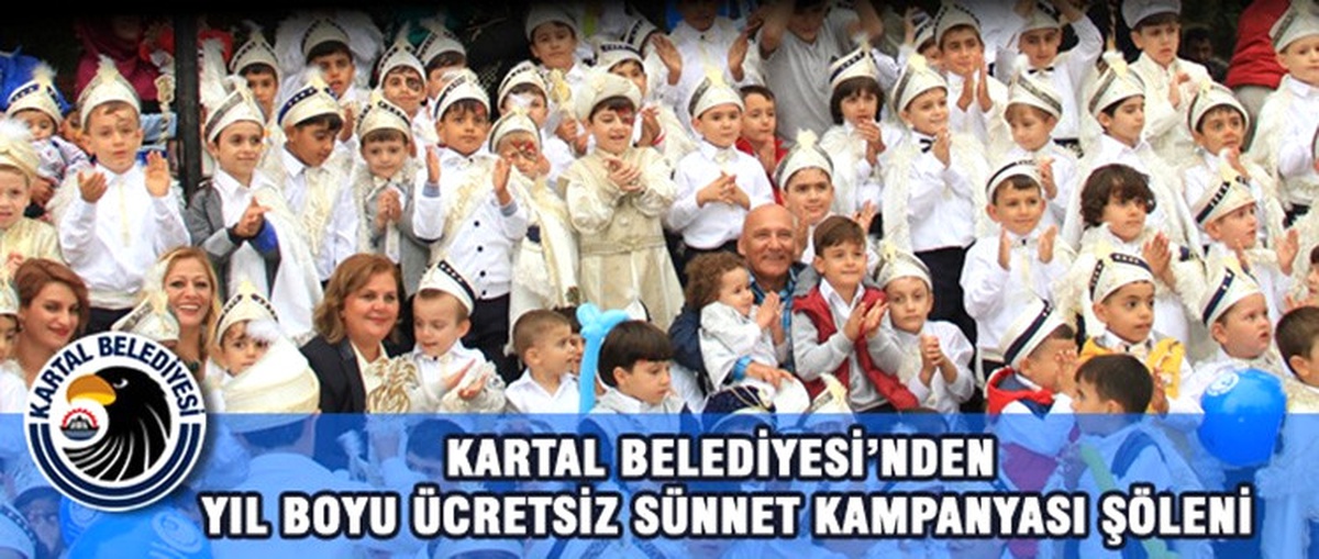 Kartal Belediyesi\'nden Yıl Boyu Ücretsiz Sünnet Kampanyası Şöleni