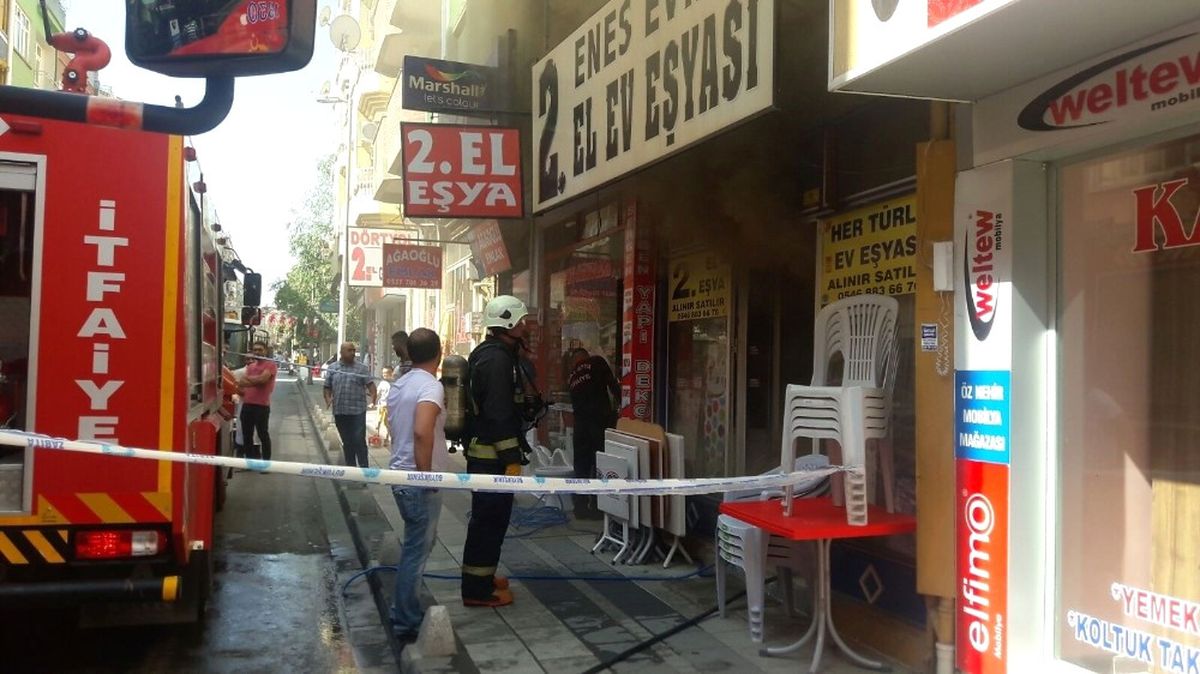 Malatya\'da İşyeri Yangını Korkuttu