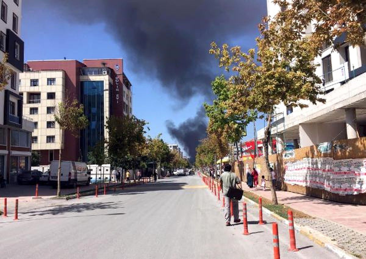 Van\'da Karayolları Deposunda Yangın