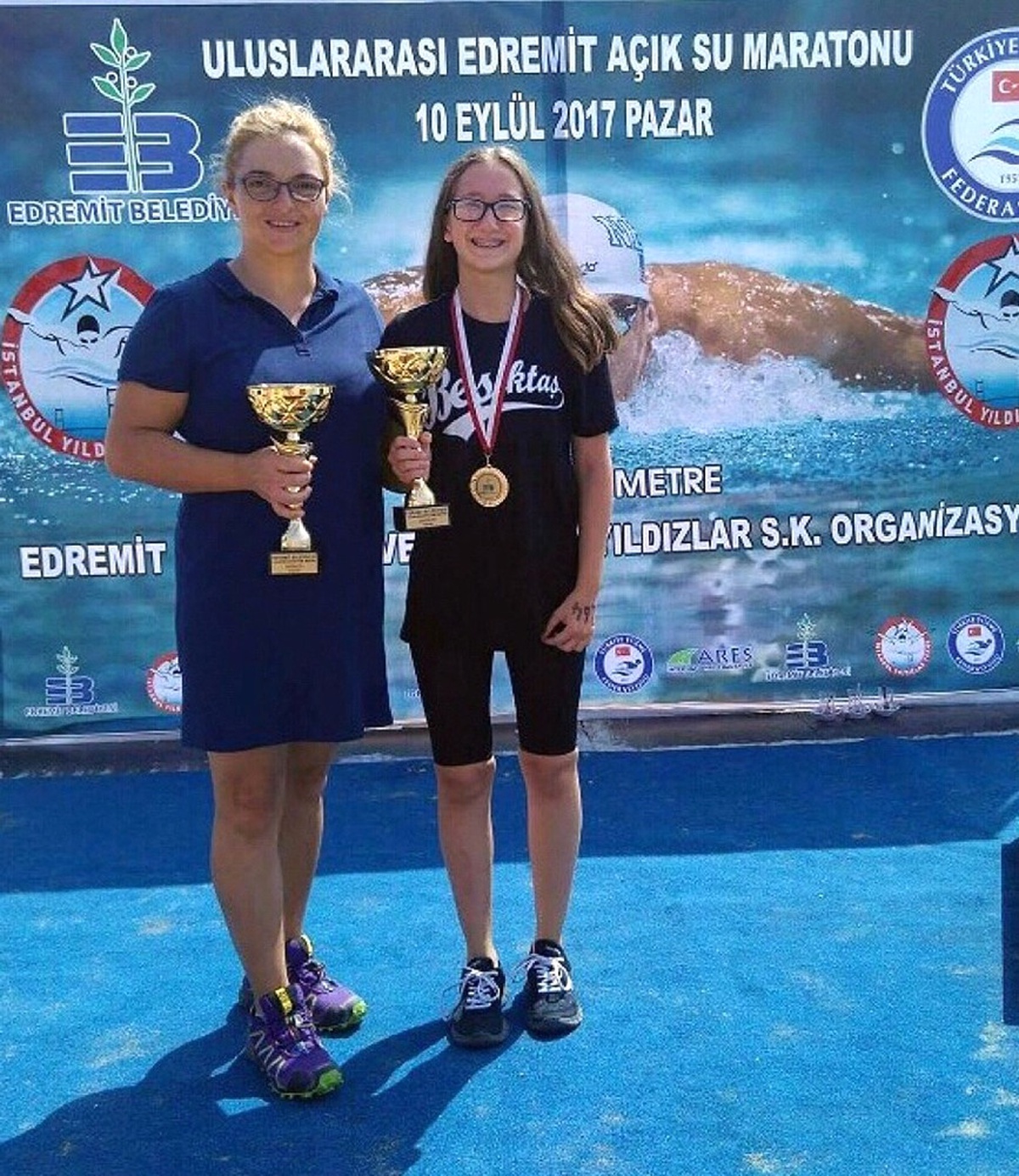 Açık Su Yüzme Şampiyonası\'nda Osmangazi Fırtınası