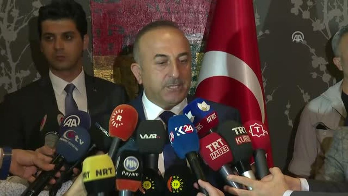 Bakan Çavuşoğlu\'ndan Ikby Başkanı Barzani\'nin Referandum Kararına İlişkin Açıklama