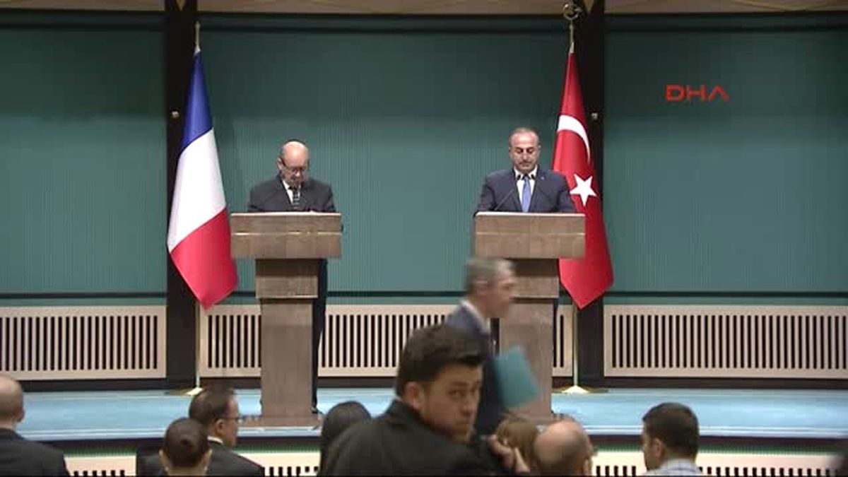 Çavuşoğlu-Le Drian Ortak Basın Toplantısı