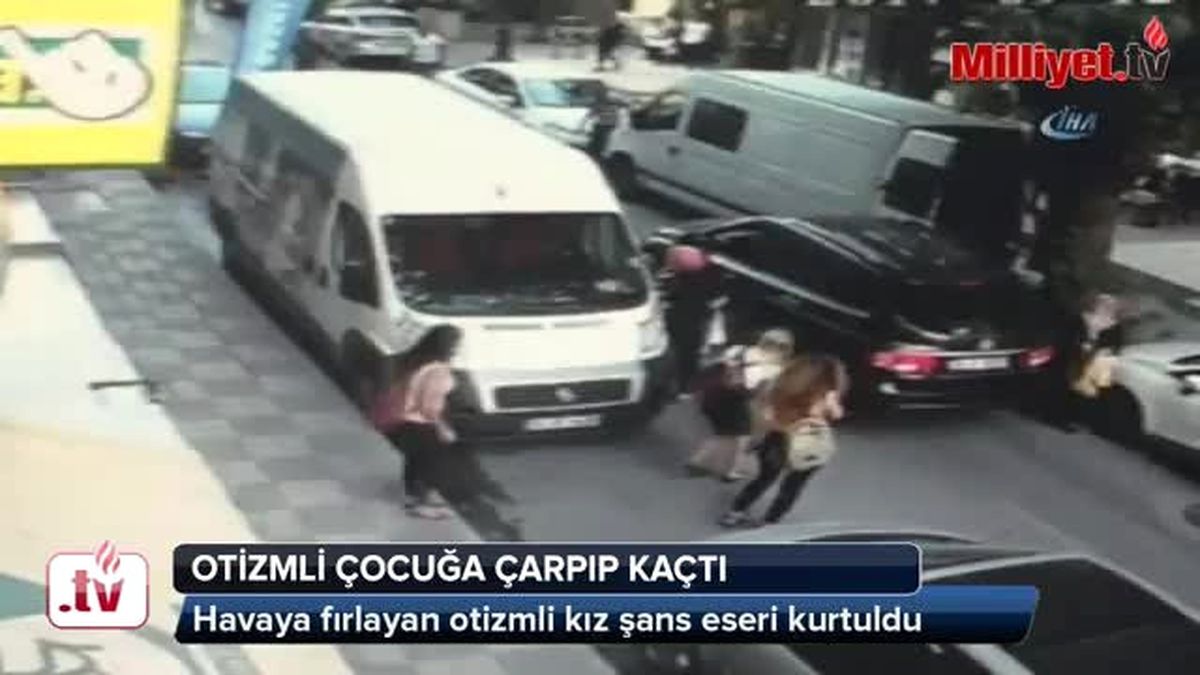 Cip Sürücüsünün Otizmli Çocuğa Çarpıp Kaçması Kamerada