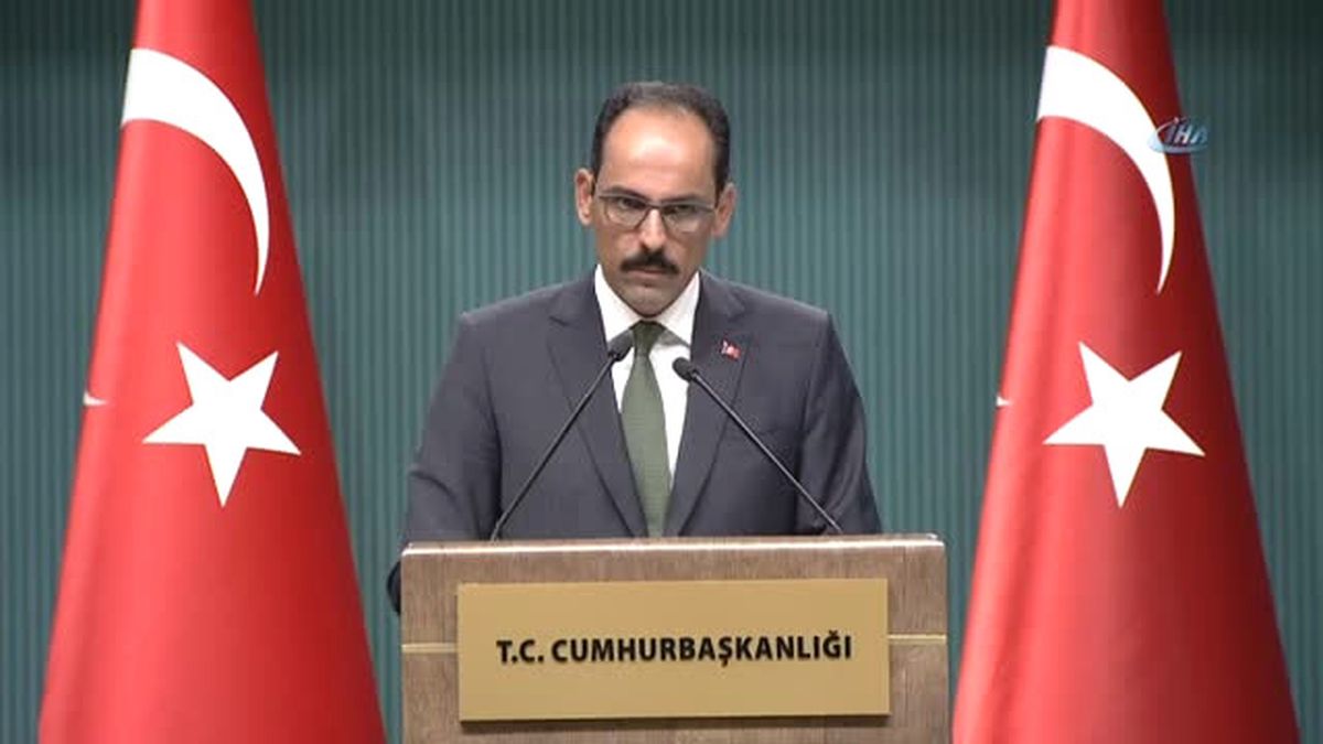 Cumhurbaşkanlığı Sözcüsü Kalın: Cenazede Yaşanan Hadiseyi Kınıyoruz, Soruşturmanın Takipçisi...