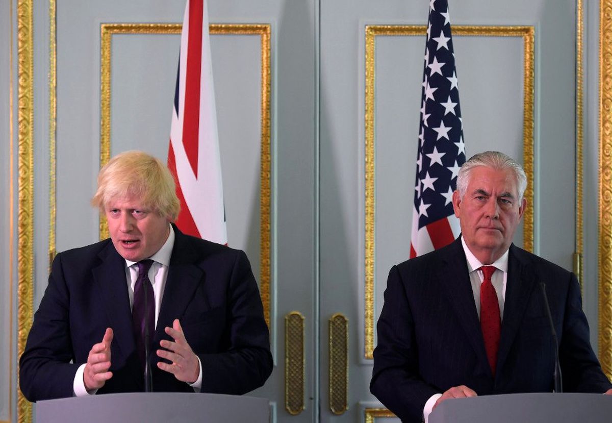 Johnson - Tillerson Ortak Basın Toplantısı