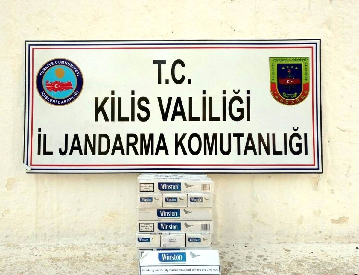 Kilis\'te 220 Paket Kaçak Sigara Yakalandı