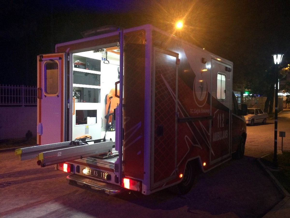 Konya\'da 173 Kiloluk Obezite Hastasına Özel Ambulans