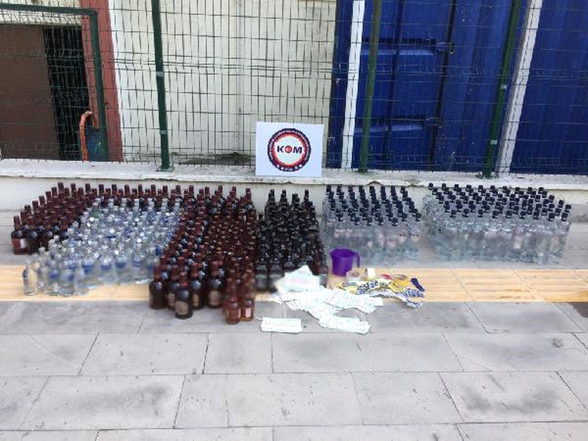 Mersin\'de Sahte İçki Operasyonu