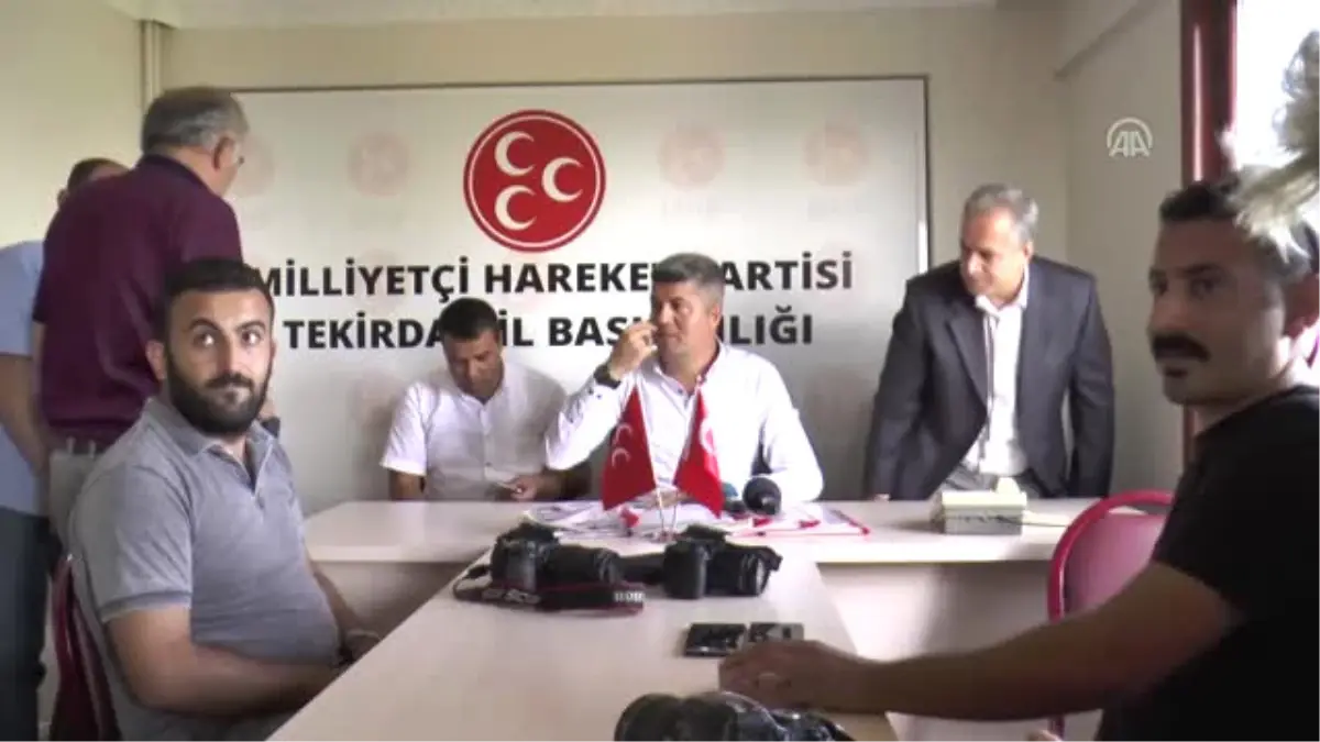 MHP Tekirdağ İl Başkanlığından "İstifa" Açıklaması: Tamamen Yalan!