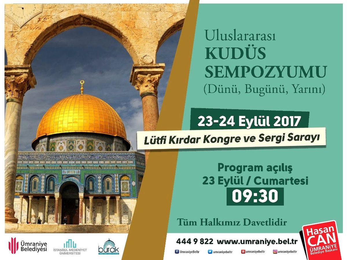 Uluslararası Sempozyumla İstanbul\'da Kudüs Konuşulacak