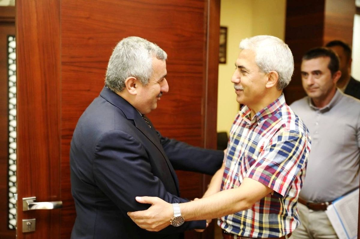 Başkan Baran, İsu Genel Müdürü Ali Sağlık\'ı Ağırladı