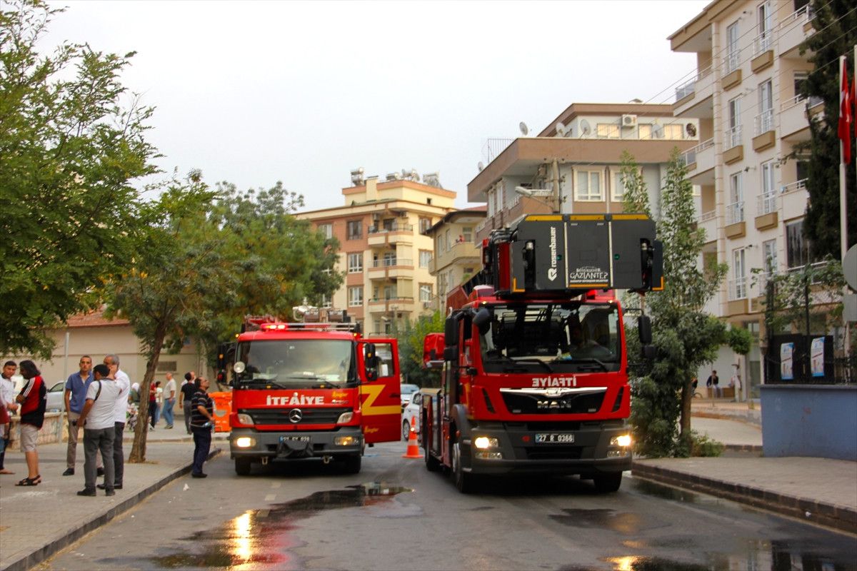 Gaziantep\'te Ev Yangını
