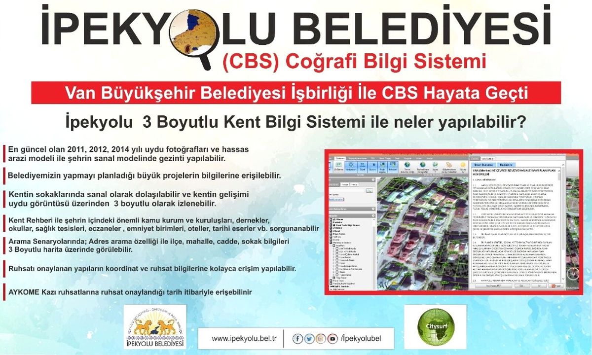 İpekyolu Belediyesinde \'Cbs ve E-İmar\' Uygulaması