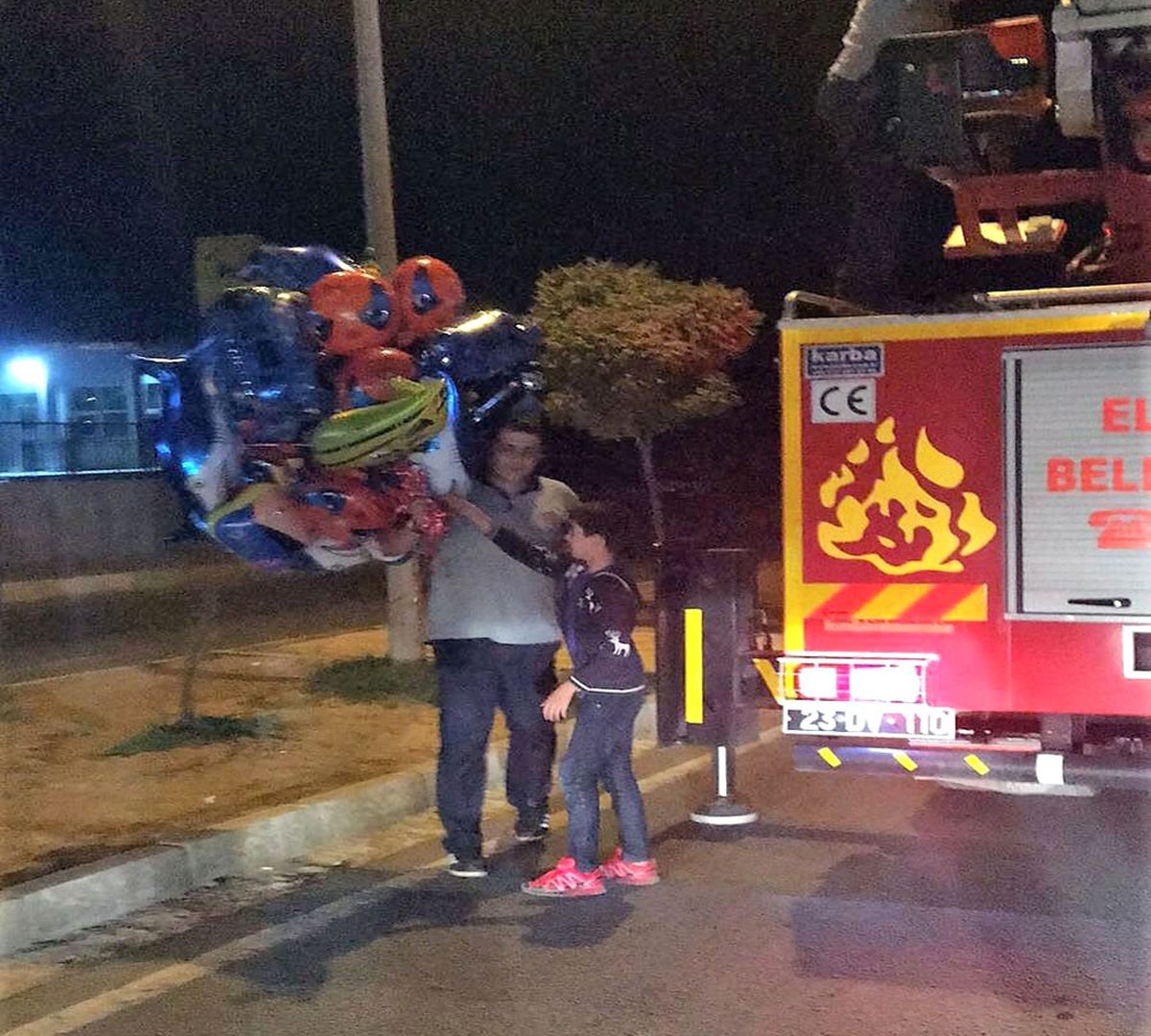 İtfaiye Bu Kez Balon Kurtardı