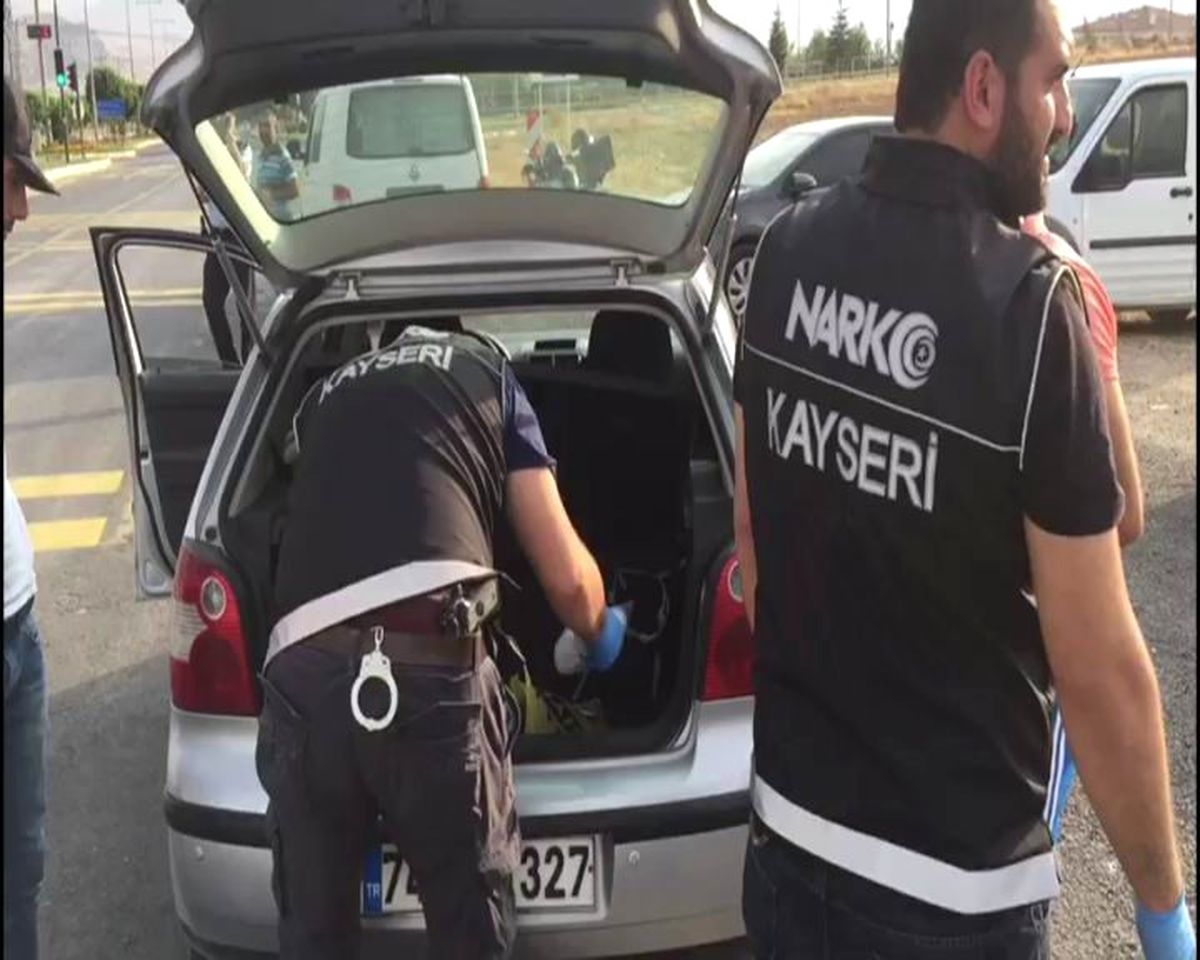 Kayseri\'de Narkotik Uygulaması