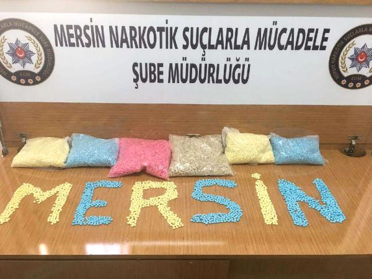 Mersin\'de 36 Bin 400 Ecstasy Hap Ele Geçirildi