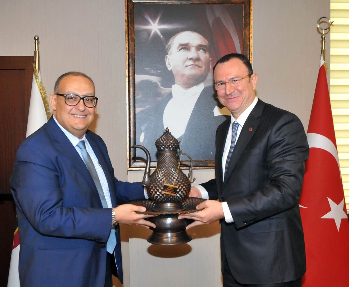 Mısır Büyükelçisi Wael A.el-Naggar Gso\'da Sanayicilerle Buluştu