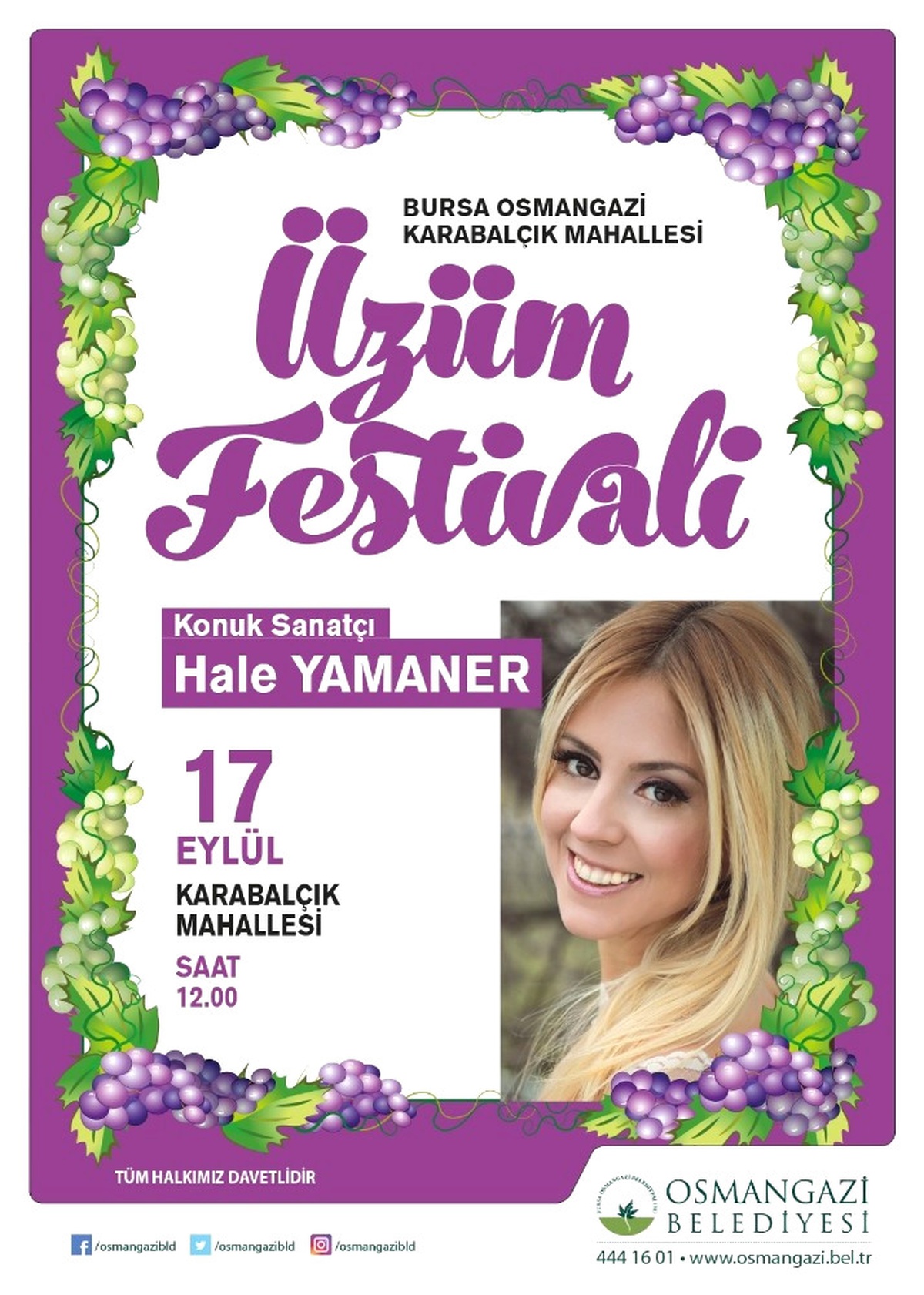 Osmangazi\'de Üzüm Festivali