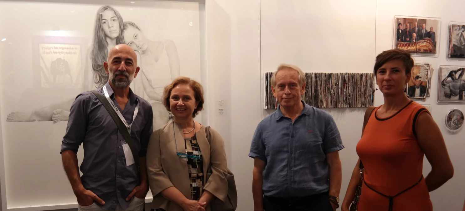 Sanat Fuarı\'na Yeditepe Üniversitesi Rektöründen Ziyaret