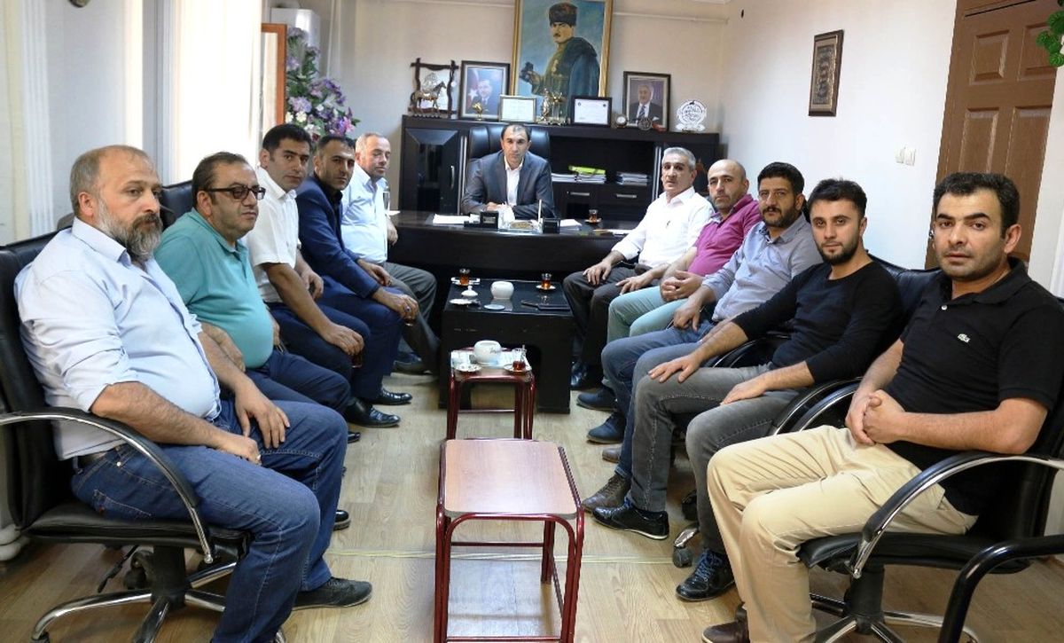 Başkan Berge Kantincilerle Bir Araya Geldi