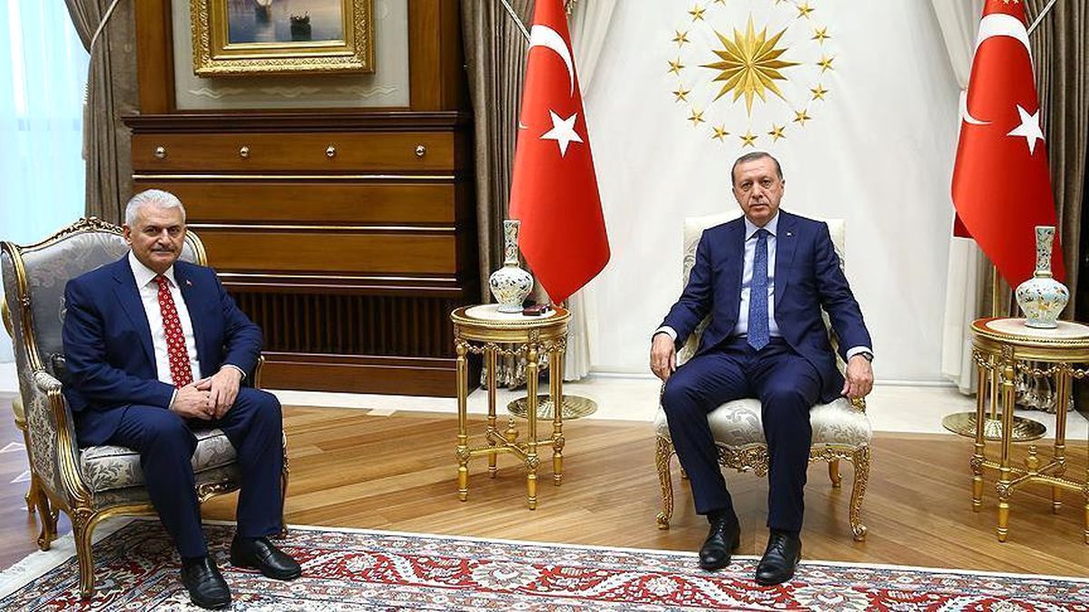 Cumhurbaşkanı Erdoğan, Başbakan Binali Yıldırım ile Görüştü