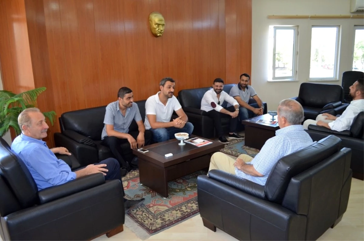 Didim Belediyespor Yönetiminden Başkan Atabay\'a Ziyaret
