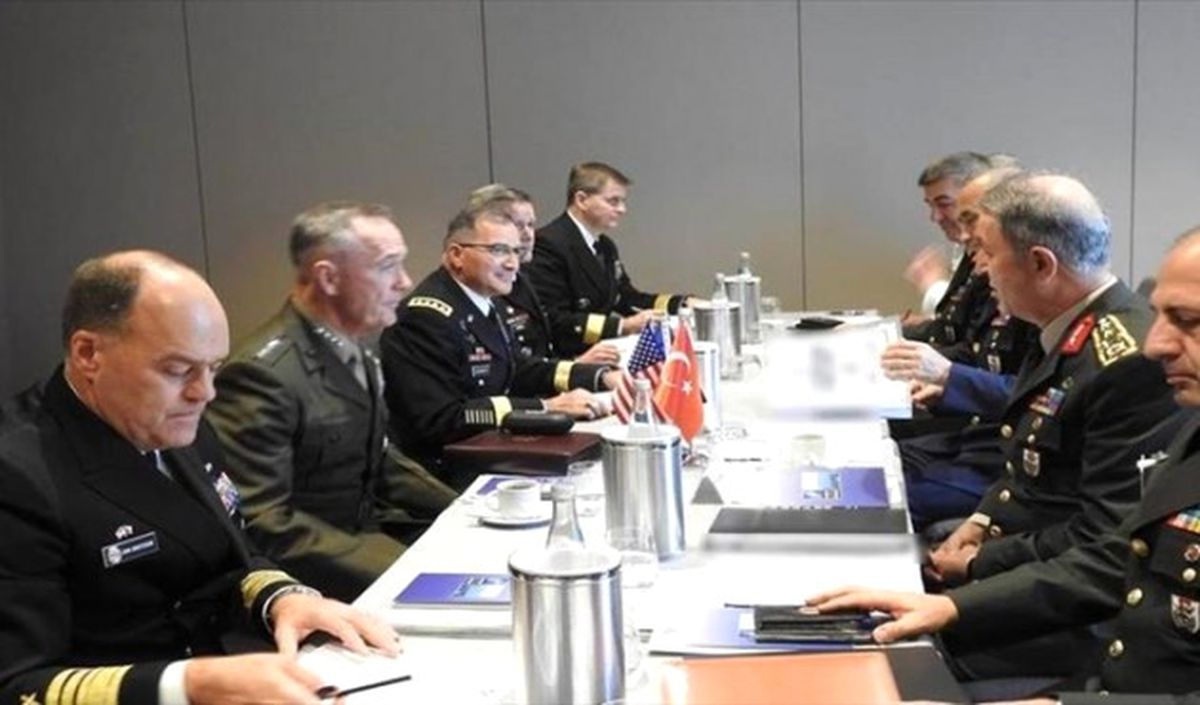 Genelkurmay Başkanı Akar, ABD Genelkurmay Başkanı Dunford ile Görüştü