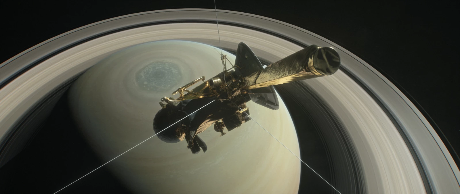 Satürn\'ü Tanımamızı Sağlayan Cassini\'nin Son Görevi, Ölüm Dalışı Oldu
