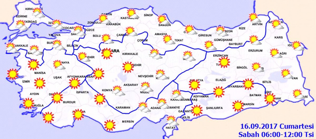 Yurtta Hava Durumu