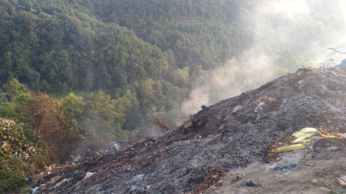 Kastamonu\'da Çöplük Alanda Yangın