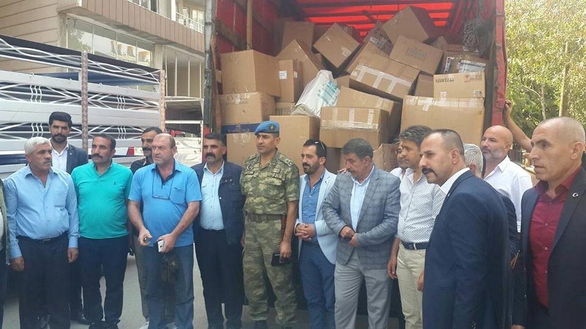 Siirt\'te Şehit ve Gazi Ailelerine Yardım