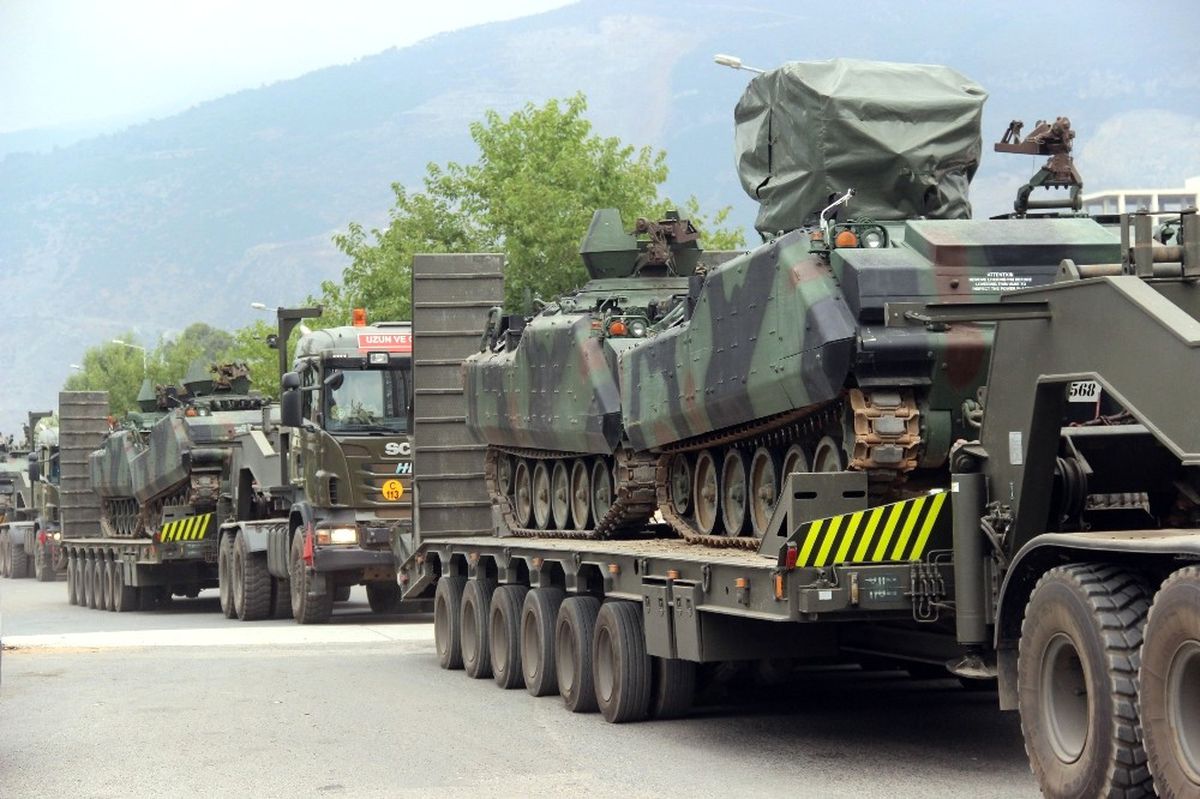 Suriye Sınırına Askeri Sevkiyat