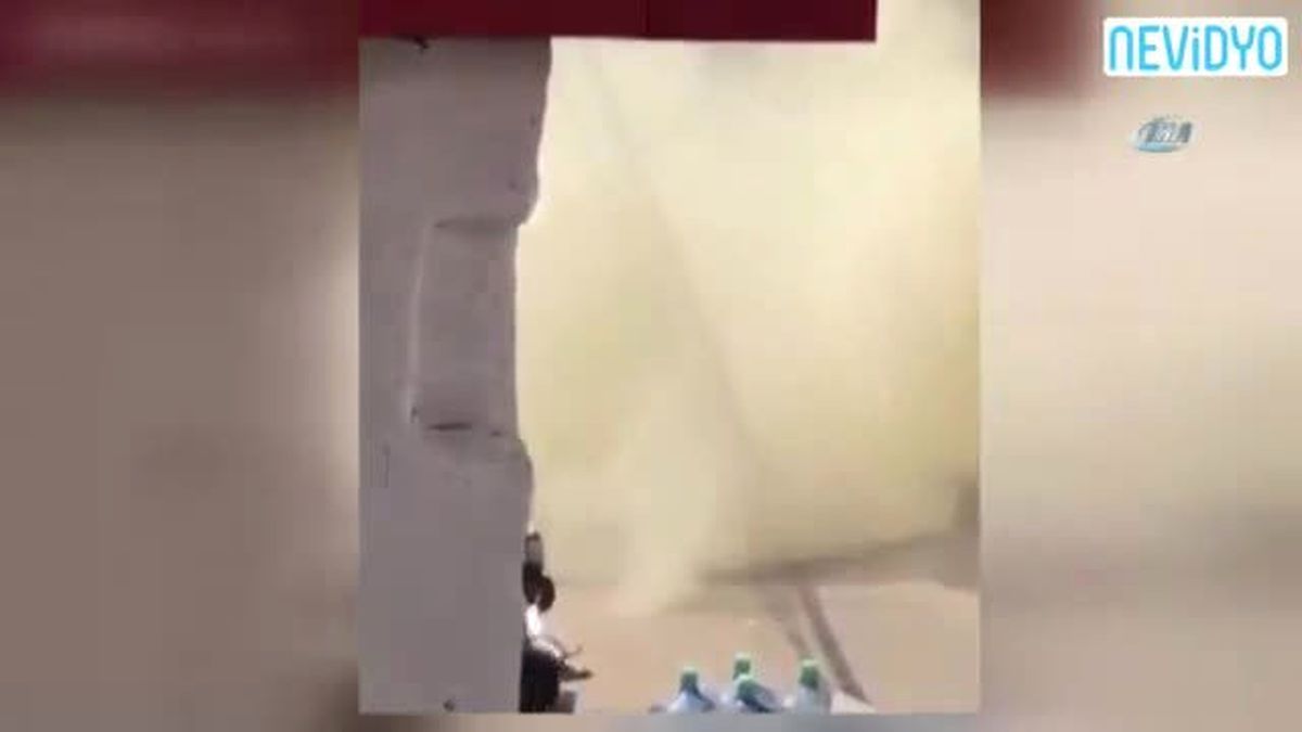 Bıçaklı Saldırgana Yangın Tüpüyle Müdahale
